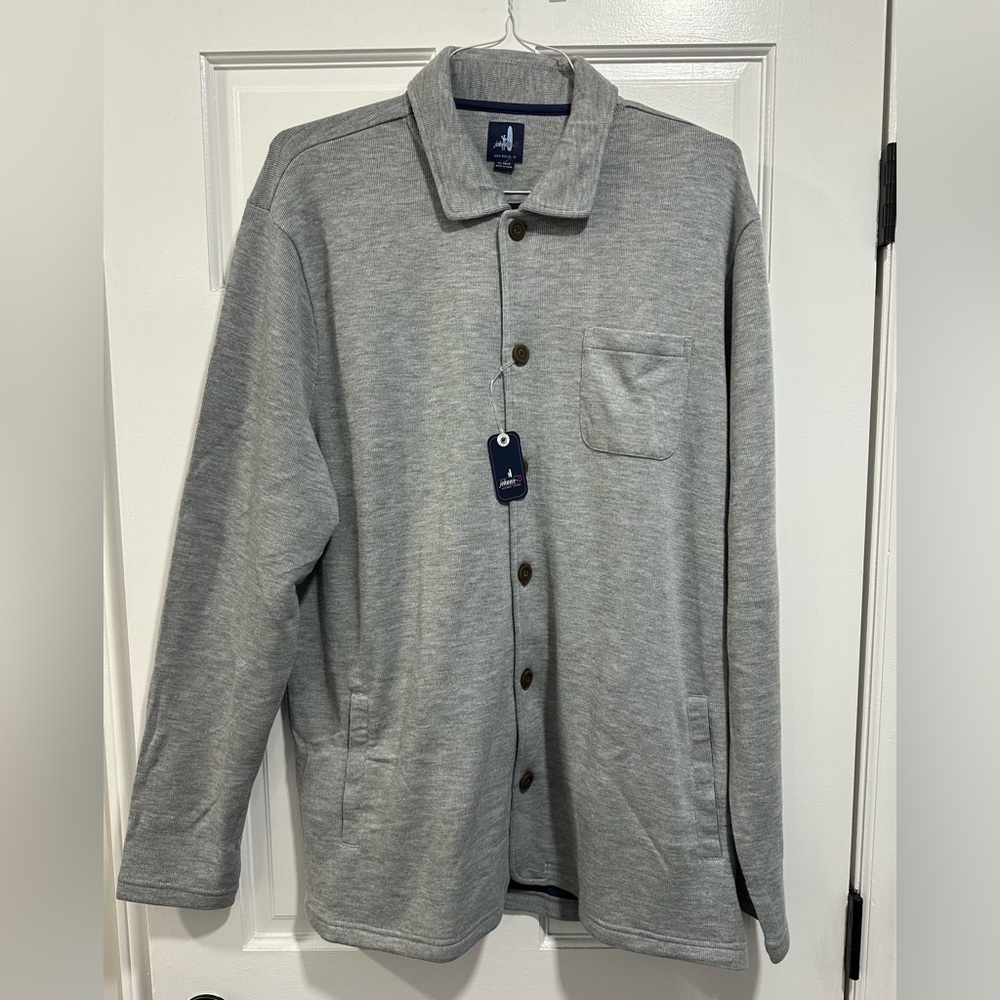 Men’s XL Johnnie-O Tudor Jacket Light Gray NWT
